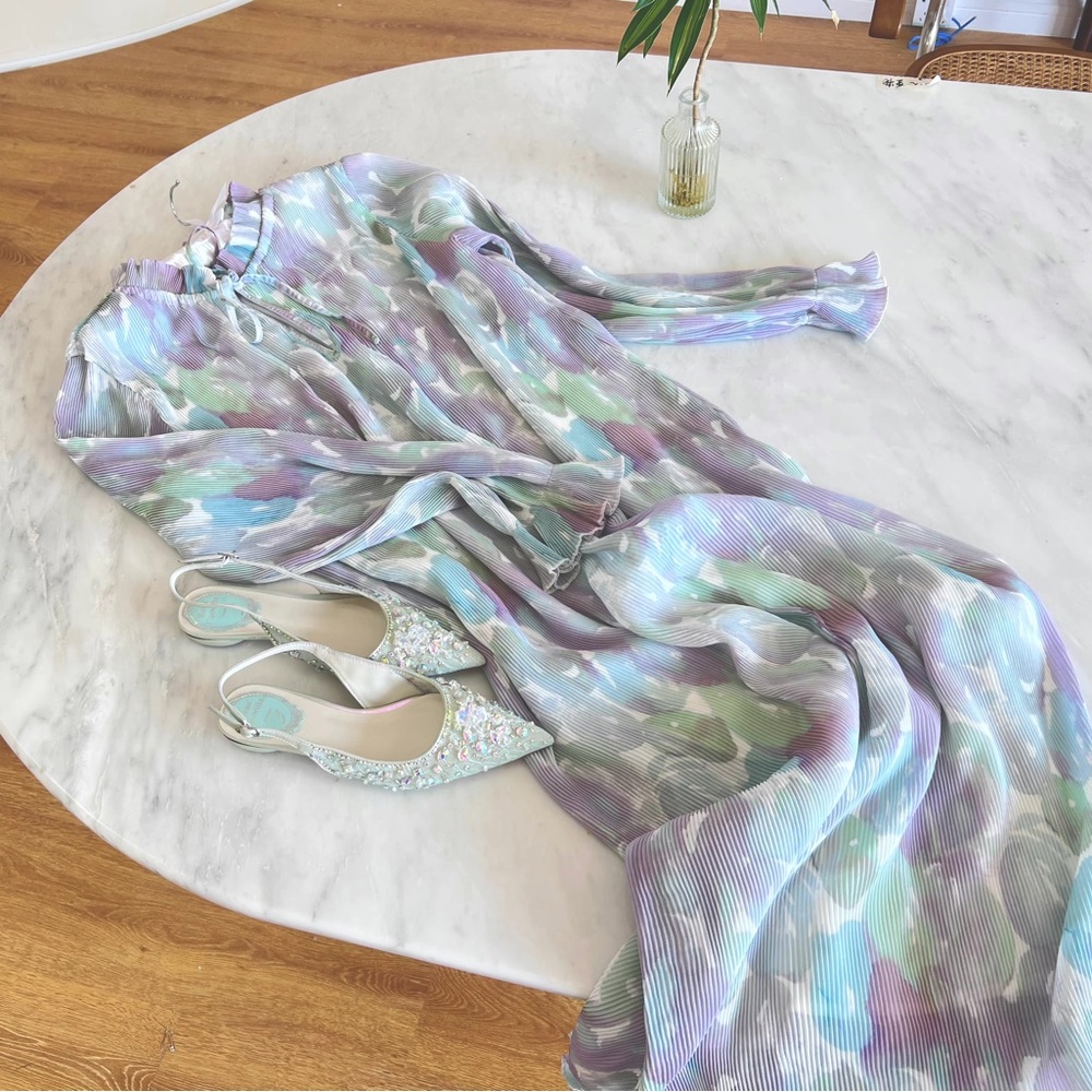 Ganni midi dress US6